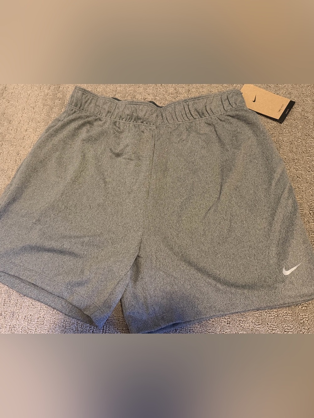 Nike Women's Gray Athletic Shorts - Lightweight Performance